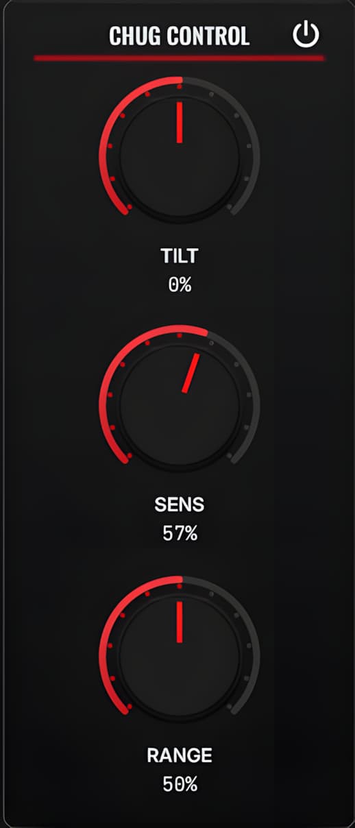 MetalGuitarEQ chug control section
